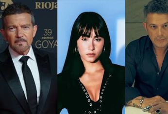 Antonio Banderas, Aitana y Alejandro Sánz.&nbsp;
