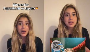 El video viral de una joven española que encendió una discusión sobre diferencias con Argentina.