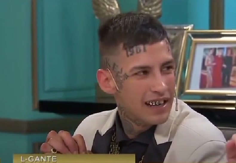L-Gante en la mesaza de Mirtha Legrand.