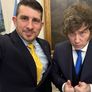Javier Milei junto a Mauro Berenstein. Javier Milei junto a Mauro Berenstein.