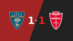 Lecce y Monza empataron 1 a 1