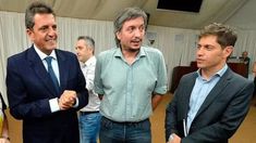 Massa, Kichner y Kicillof acordaron la conformación del frente de unidad. Massa, Kichner y Kicillof acordaron la conformación del frente de unidad.