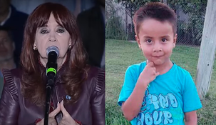 La expresidenta recordó al menor desaparecido hace casi un año en Corrientes.
