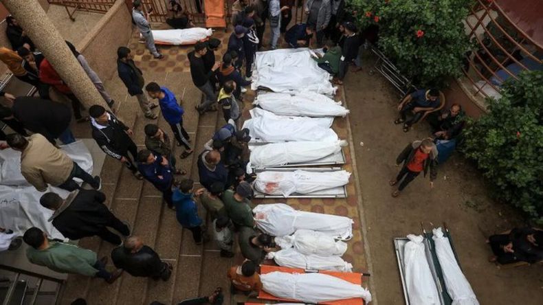 La cifra de muertos casi llega a los 56 mil en Gaza.&nbsp;