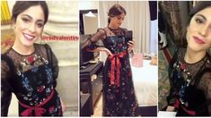 El look de Tini Stoessel en la cena con Mauricio Macri en el Palacio Real El look de Tini Stoessel en la cena con Mauricio Macri en el Palacio Real