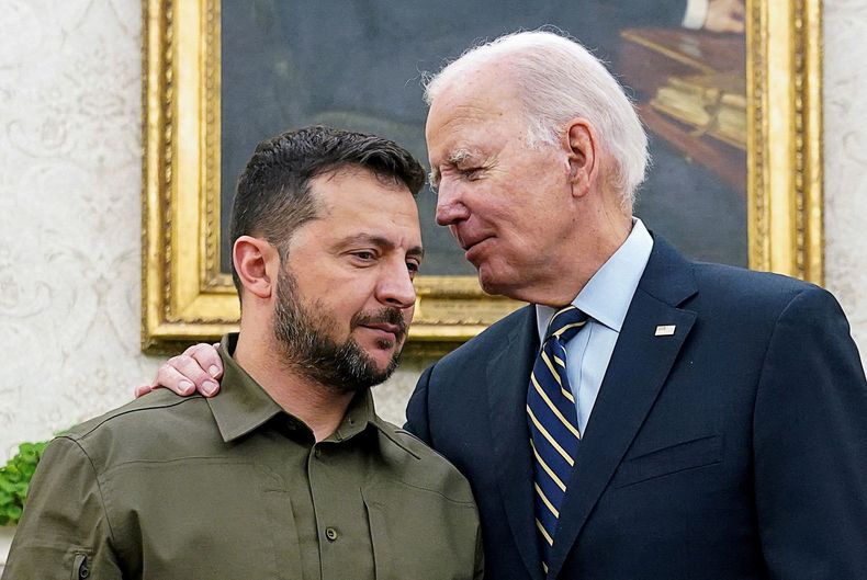 Joe Biden incrementó el apoyo estadounidense a Ucrania.