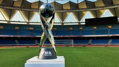El trofeo de la Copa del Mundo Sub 17. El trofeo de la Copa del Mundo Sub 17.