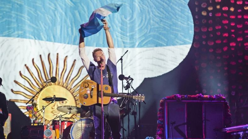 La banda liderada por Chris Martin ofreció una serie de 10 shows en Argentina en 2022.