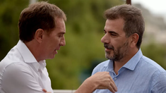 Diego Santilli y Cristian Ritondo integraron el encuentro.