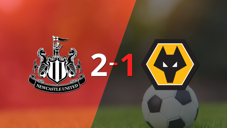 Wolverhampton cayó 2-1 en su visita a Newcastle United