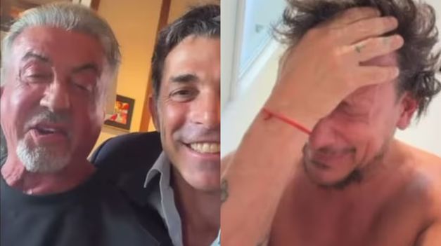 La emoción de Nico Vázquez al recibir un llamado de Sylvester Stallone.