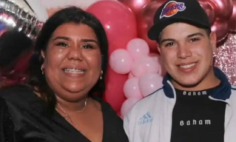 Thiago Medina junto a Camila Deniz