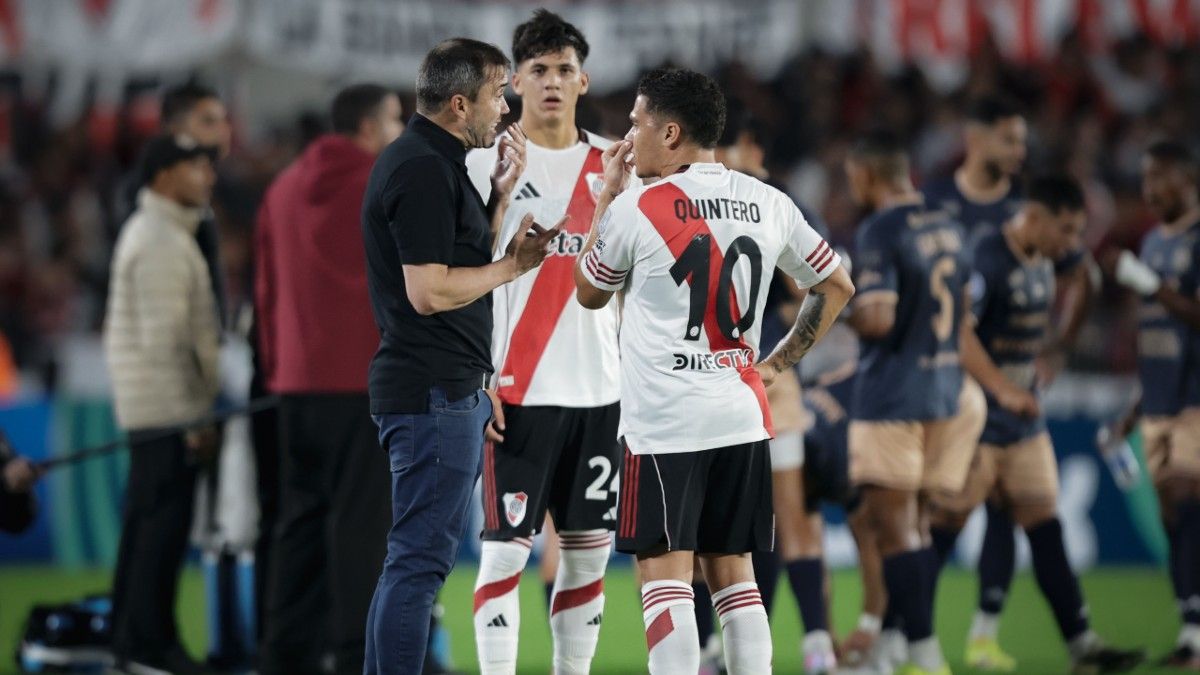 Preocupación en River por la lesión de Juanfer Quintero: ¿llega al Superclásico?