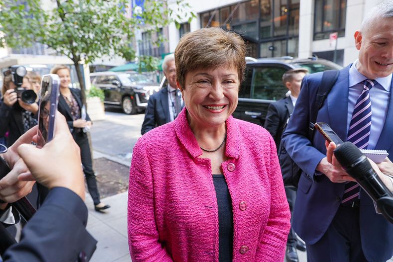 El último encuentro entre Alberto Fernández y Kristalina Georgieva fue en octubre del año pasado en Roma.