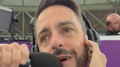 Pablo Giralt mostró su emoción en la clasificación de Argentina vs Croacia en el Mundial. Pablo Giralt mostró su emoción en la clasificación de Argentina vs Croacia en el Mundial.