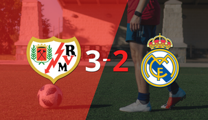 A puro gol, Rayo Vallecano se quedó con la victoria frente a Real Madrid por 3 a 2