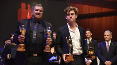 Dibu Martínez y Colapinto, ganadores del Olimpia de oro. Dibu Martínez y Colapinto, ganadores del Olimpia de oro.