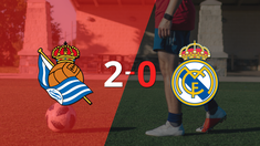 solido triunfo de real sociedad por 2-0 frente a real madrid