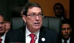 Bruno Rodríguez, canciller de Cuba.