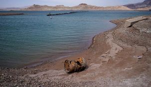 Se encontró un nuevo grupo de restos humanos en el lago Mead.