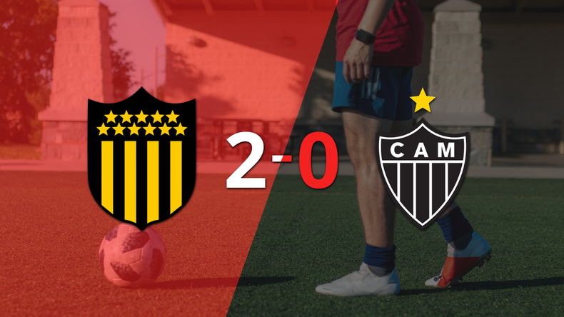Peñarol celebró una victoria 2-0 sobre Atlético Mineiro