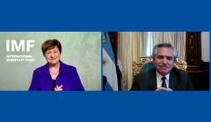 La imagen que subió Kristalina Georgieva a su cuenta de Twitter.