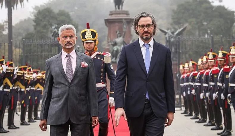Cafiero estuvo reunido con el ministro de Asuntos Exteriores de la India.
