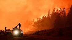 Continúan los incendios en Chubut. Continúan los incendios en Chubut.