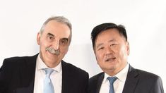 Guillermo Moreno junto a Alejandro Kim.