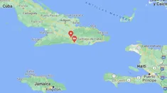 La actividad sísmica se concentró en el oriente de la isla. La actividad sísmica se concentró en el oriente de la isla.