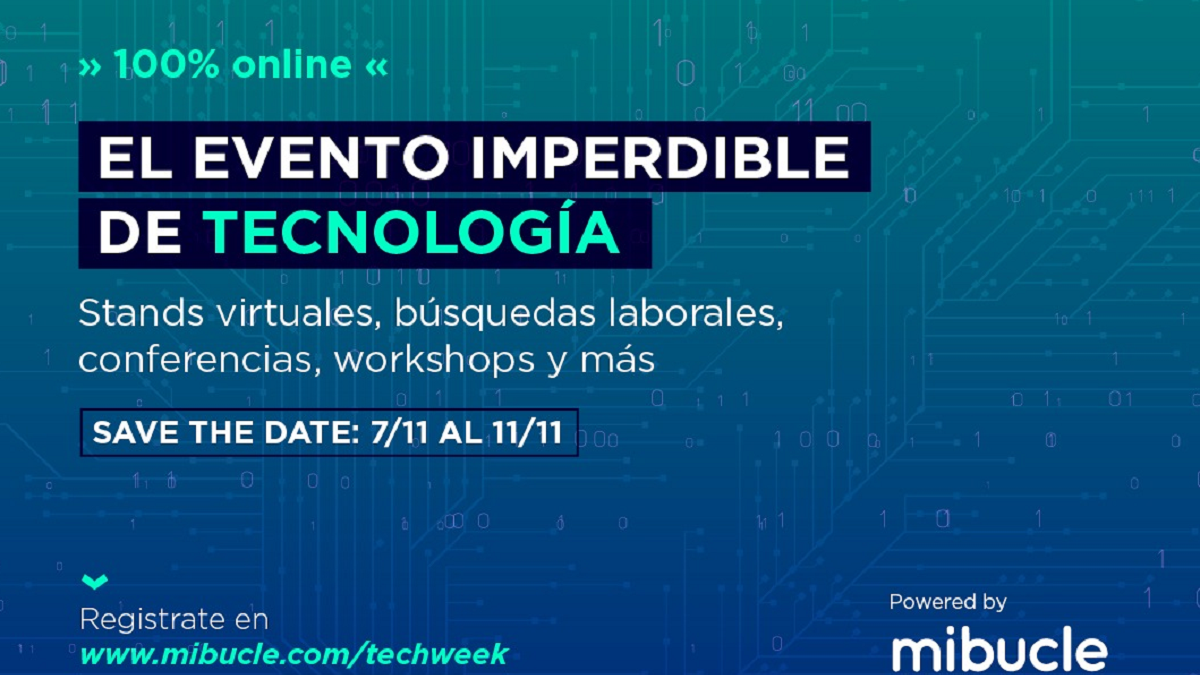 Mibucle presenta la agenda de la Tech Week