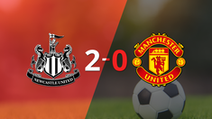 victoria en casa de newcastle united ante manchester united por 2-0