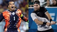 Vas a ser número uno, le dijo Chilavert a Del Potro. Vas a ser número uno, le dijo Chilavert a Del Potro.