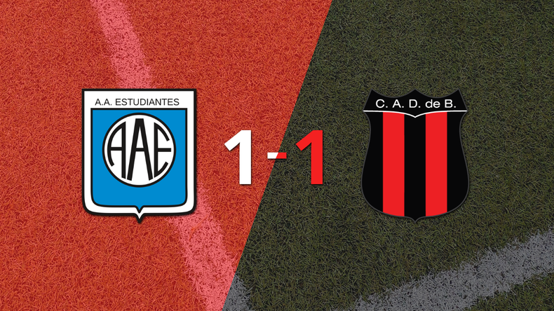 Estudiantes (RC) y Def. de Belgrano se reparten los puntos y empatan 1-1