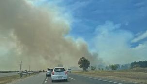 El fuego comenzó en la mañana de este miércoles.