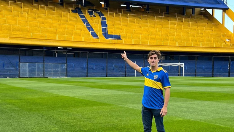 Franco Colapinto habló de la crisis de Boca.