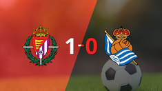 Valladolid venció por la mínima a Real Sociedad
