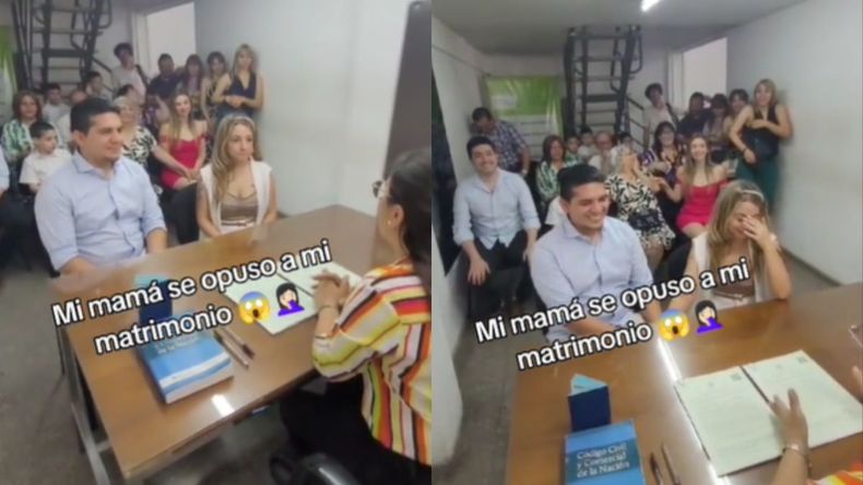 Se estaba por casar y su madre se opuso: el incómodo momento que terminó en risas y se hizo viral.