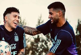 Enzo Fernández y el Cuti Romero juegan en la Premier League de Inglaterra.&nbsp;