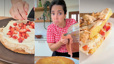 Paulina cocina compartió su versión de torta noruega. Paulina cocina compartió su versión de torta noruega.