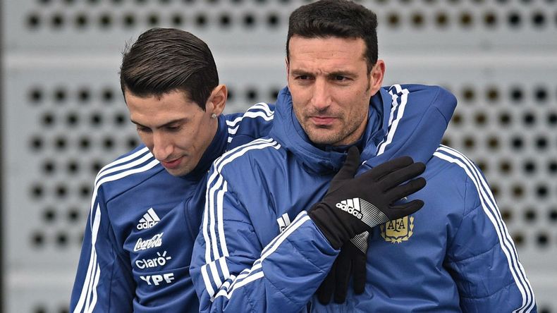 Angel Di María respaldó a Scaloni al frente del equipo nacional