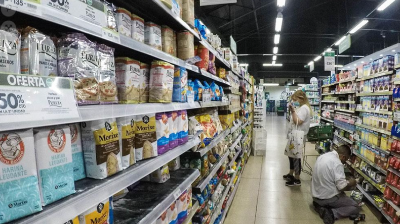 INDEC: las ventas en supermercados bajaron 0