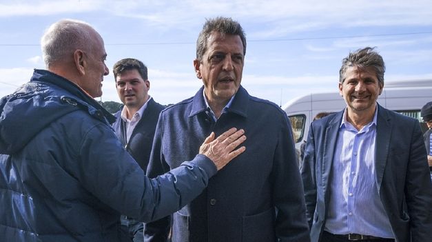 Sergio Massa visitó Mar del Plata este miércoles.