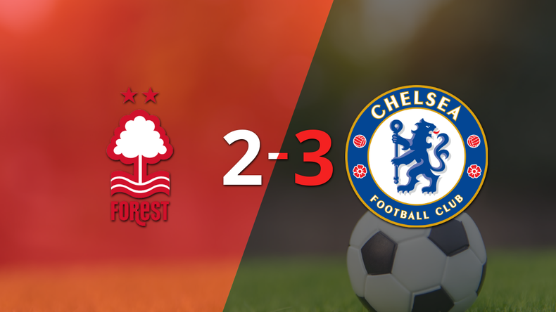 Nottingham Forest sufre derrota ante Chelsea por 3 a 2