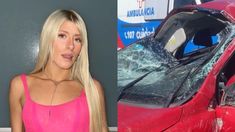 Camila Lattanzio quedó internada luego del choque. Camila Lattanzio quedó internada luego del choque.