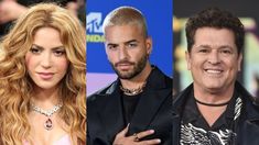 Shakira, Maluma y Carlos Vives.