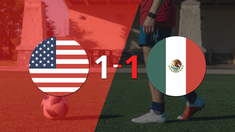 mexico empato 1-1 en su visita a estados unidos