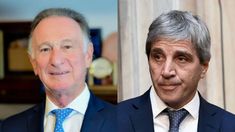 Gustavo Weiss y Luis Caputo. Gustavo Weiss y Luis Caputo.