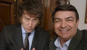 Javier Milei y Omar De Marchi.