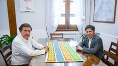 Kicillof se reunió con Weretilneck, gobernador de Río Negro.